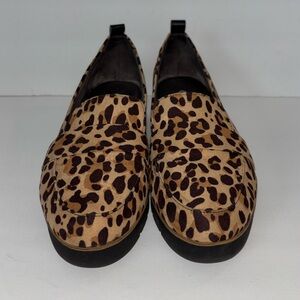 Dr. Scholl’s Be Energized Webster Animal Print Loafers Womens Sz 7